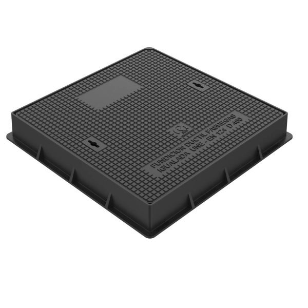 Nắp hố ga composite 800×800 khung vuông nắp vuông