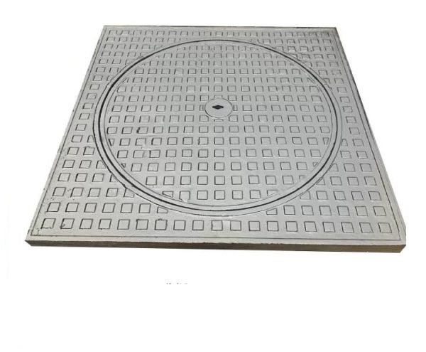 Nắp hố ga composite khung dương nắp tròn 1000×1000