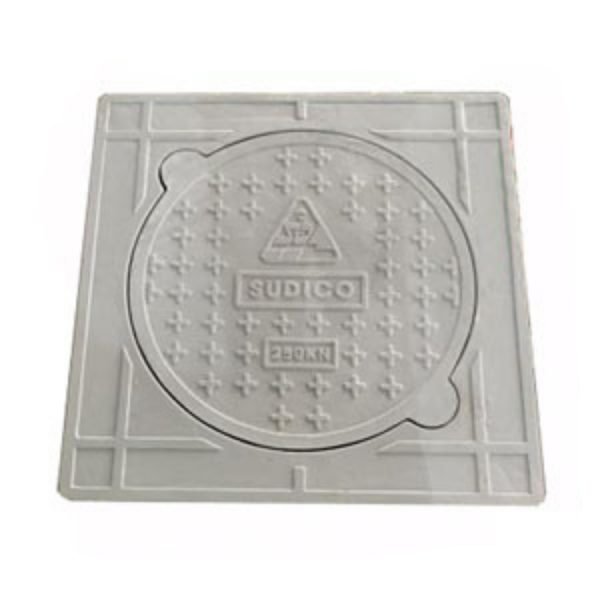 Nắp hố ga composite khung dương nắp tròn 1000×1000
