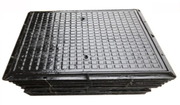 Nắp hố ga gang 700×700 khung vuông nắp vuông