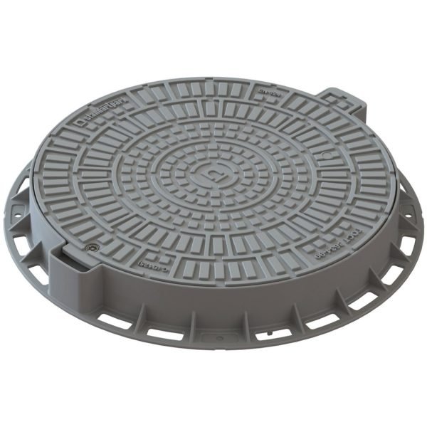 Nắp hố ga composite khung tròn