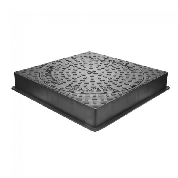 Nắp hố ga composite vuông khung dương