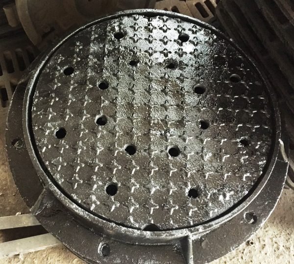 Nắp hố ga khung tròn nắp tròn
