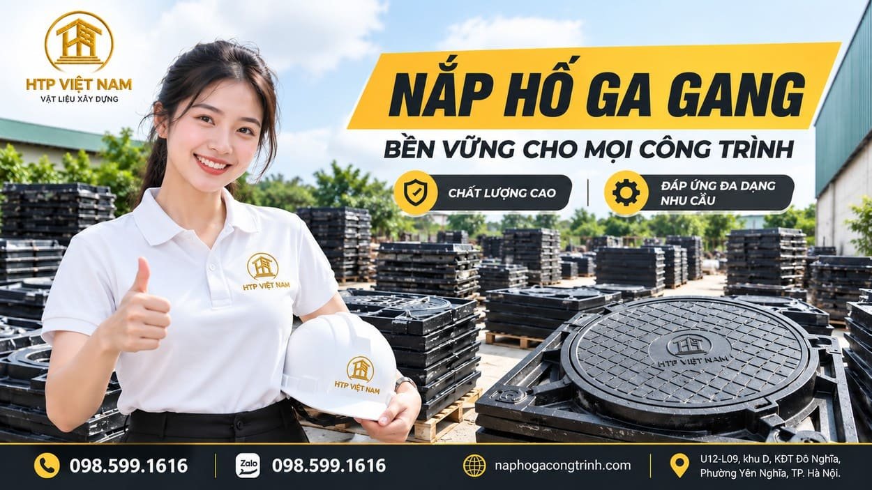 Nắp hố ga gang