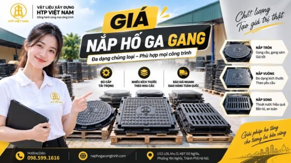 Giá nắp hố ga gang