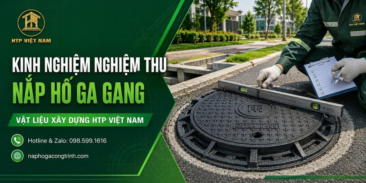 Kinh nghiệm nghiệm thu nắp hố ga gang