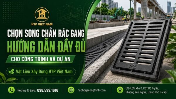 Song chắn rác bằng gang