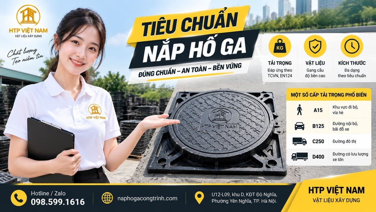 Tiêu chuẩn nắp hố ga