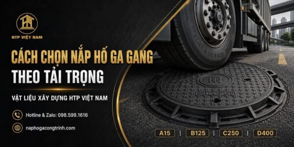 Cách chọn nắp hố ga gang theo tải trọng