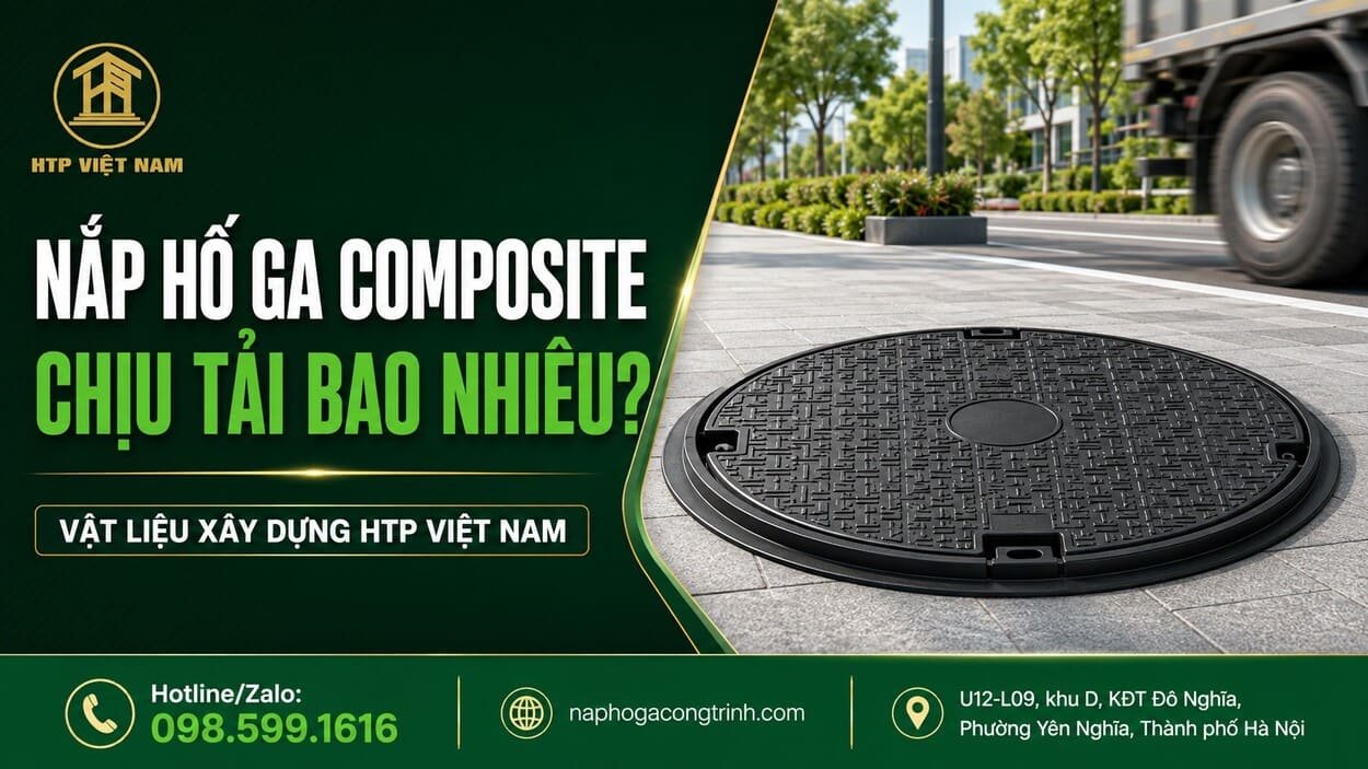 Nắp hố ga composite chịu tải bao nhiêu