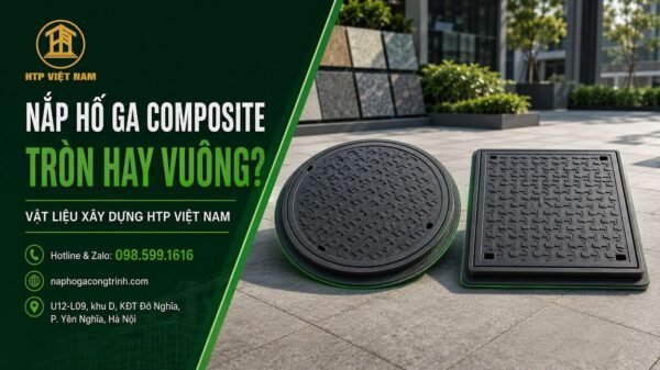 Nắp hố ga composite tròn hay vuông
