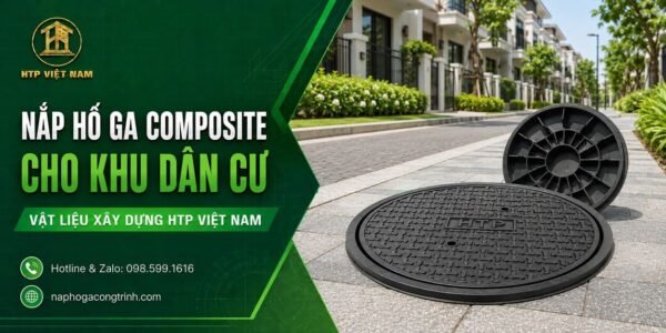 Nắp hố ga composite cho khu dân cư