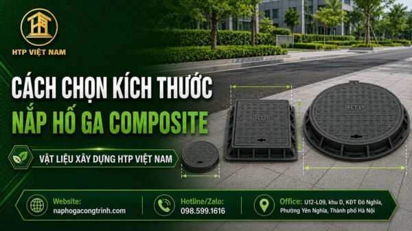Cách chọn kích thước nắp hố ga composite