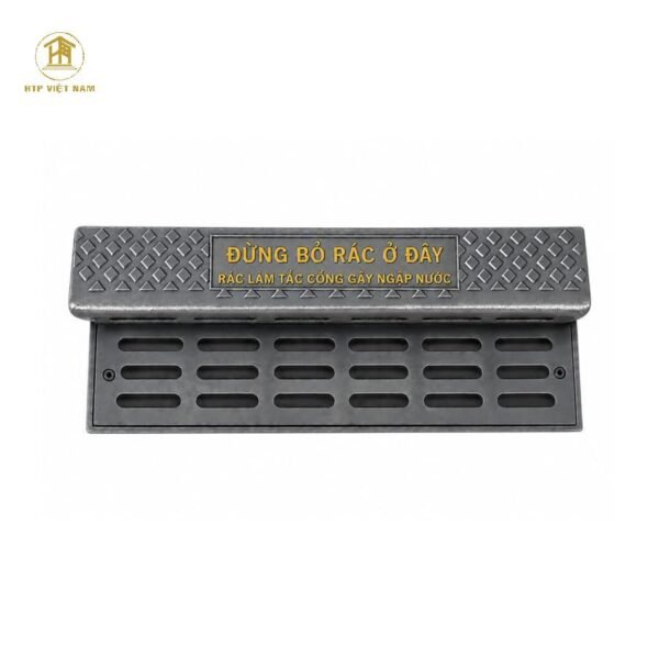 Song chắn rác bằng gang