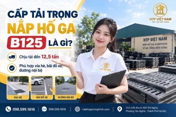 Cấp tải trọng nắp hố ga B125 là gì?