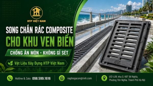Song chắn rác composite cho khu ven biển