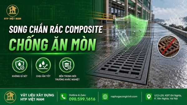 Song chắn rác composite chống ăn mòn