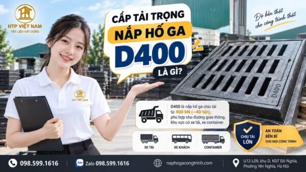 Cấp tải trọng nắp hố ga D400 là gì?
