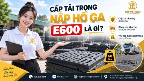 Cấp tải trọng nắp hố ga E600 là gì?