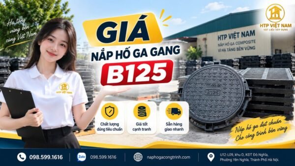 Giá nắp hố ga gang B125