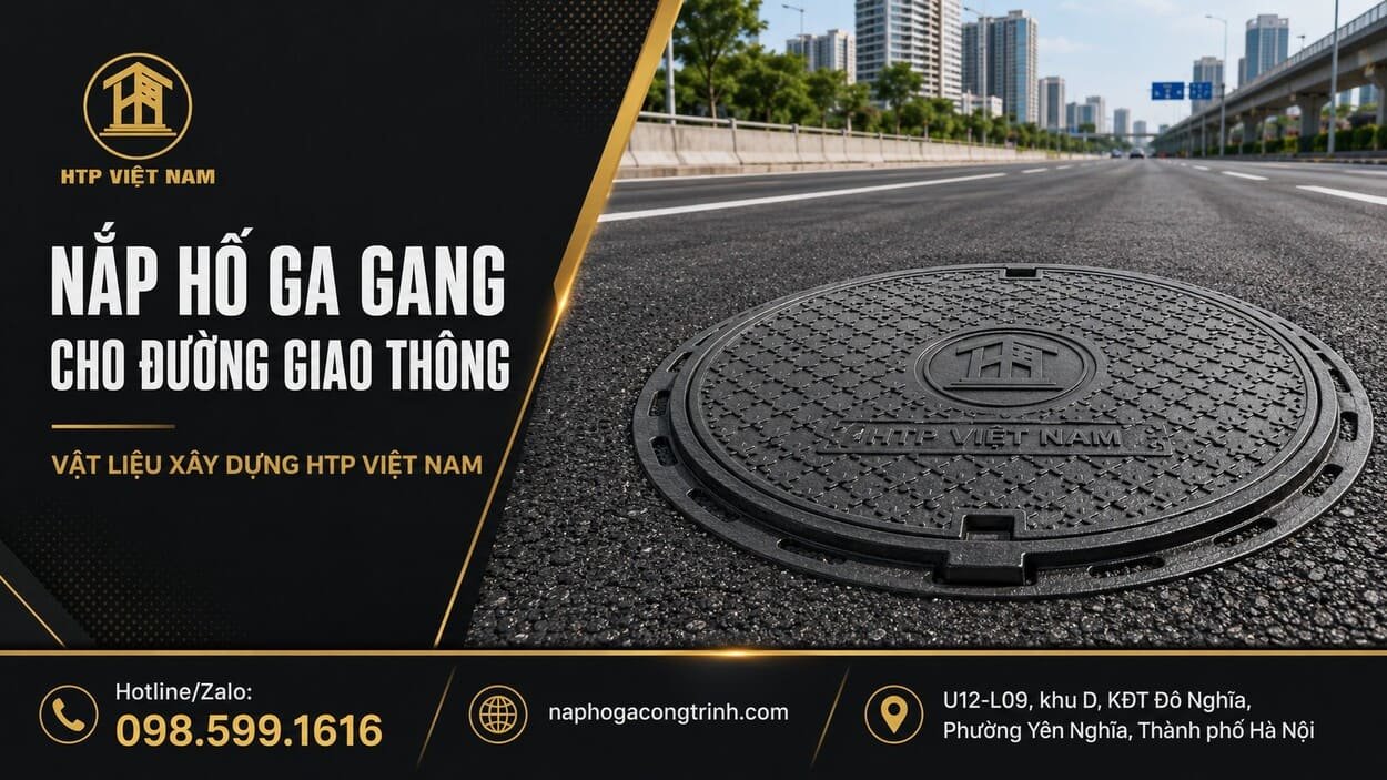 Nắp hố ga gang cho đường giao thông