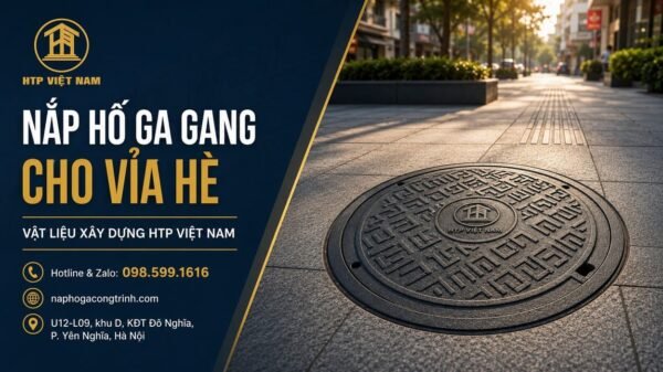 Nắp hố ga gang cho vỉa hè