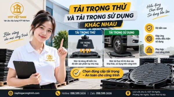 Tải trọng thử và tải trọng sử dụng khác nhau