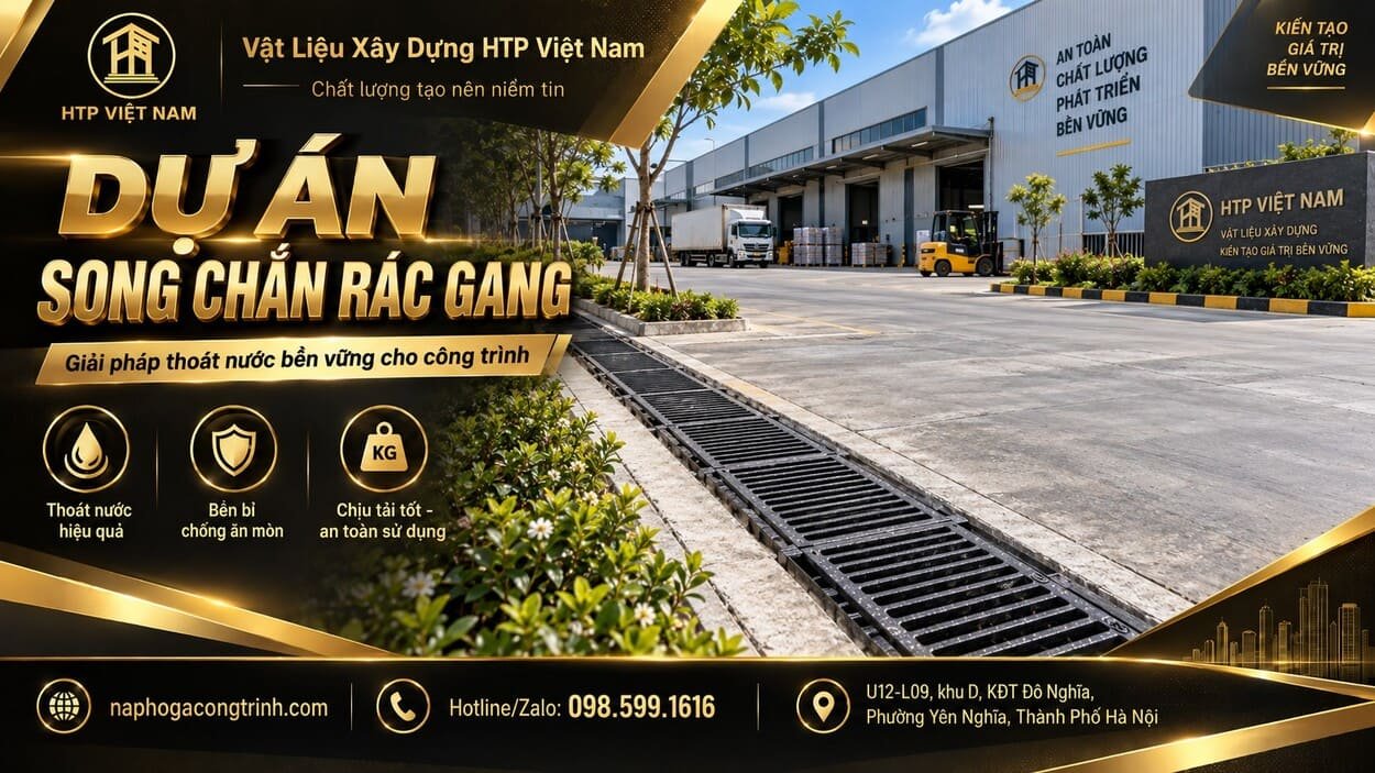 Dự án song chắn rác gang