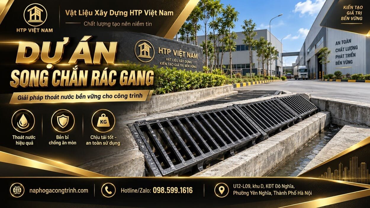 Dự án song chắn rác gang