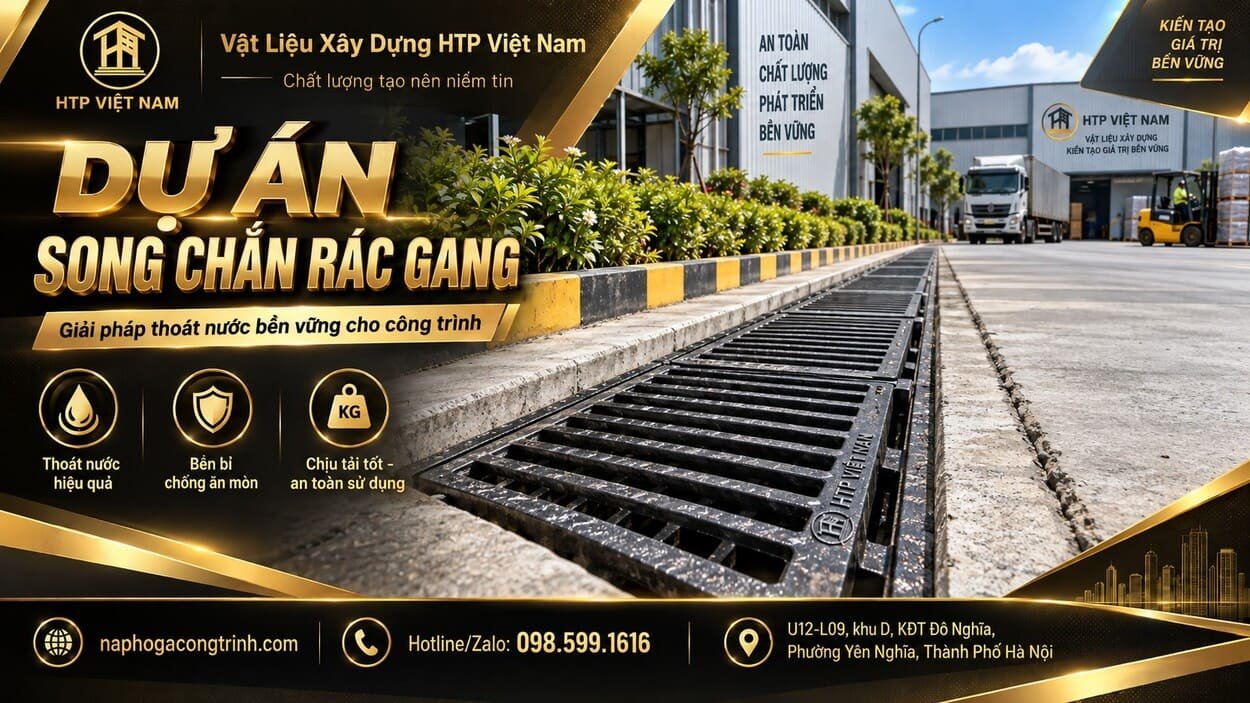 Dự án song chắn rác gang