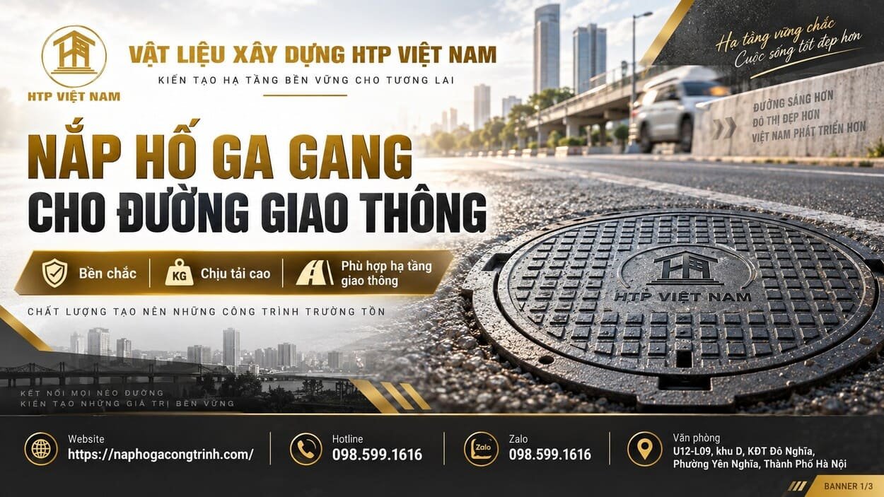 Nắp hố ga gang cho đường giao thông