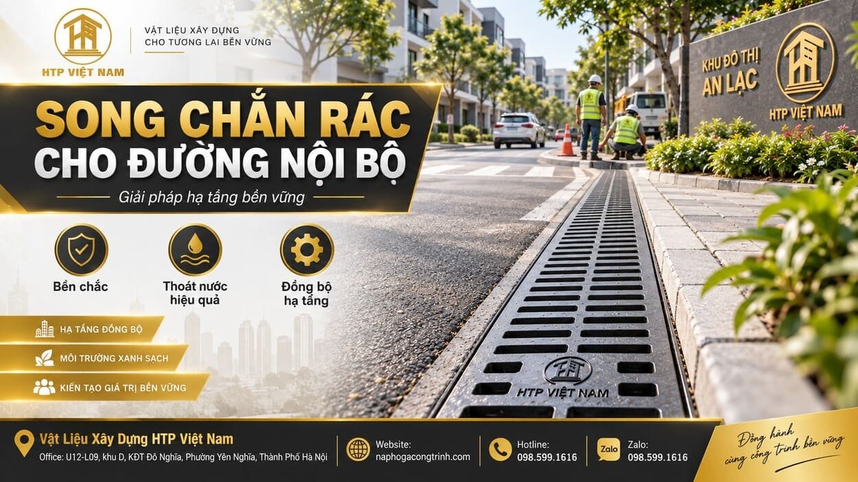 Song chắn rác cho đường nội bộ