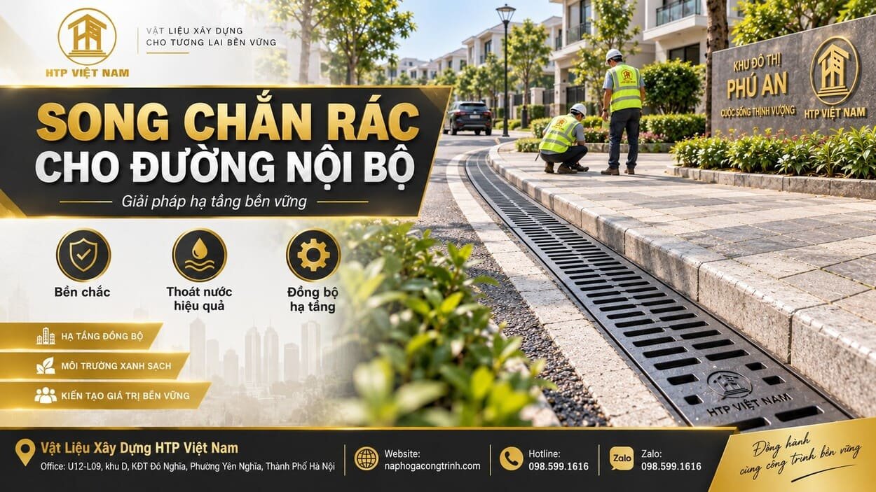 Song chắn rác cho đường nội bộ