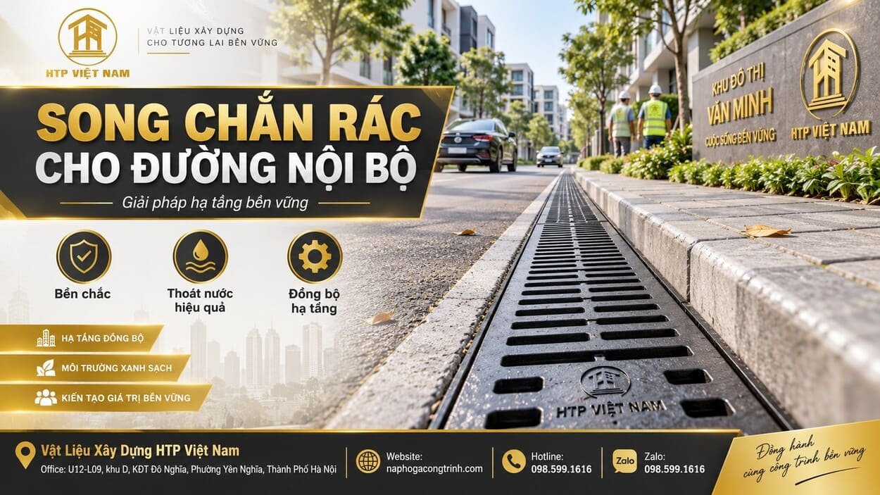Song chắn rác cho đường nội bộ