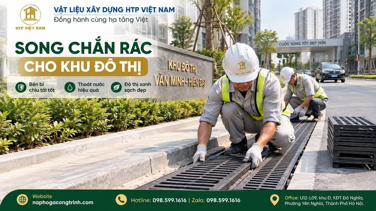 Song chắn rác cho khu đô thị