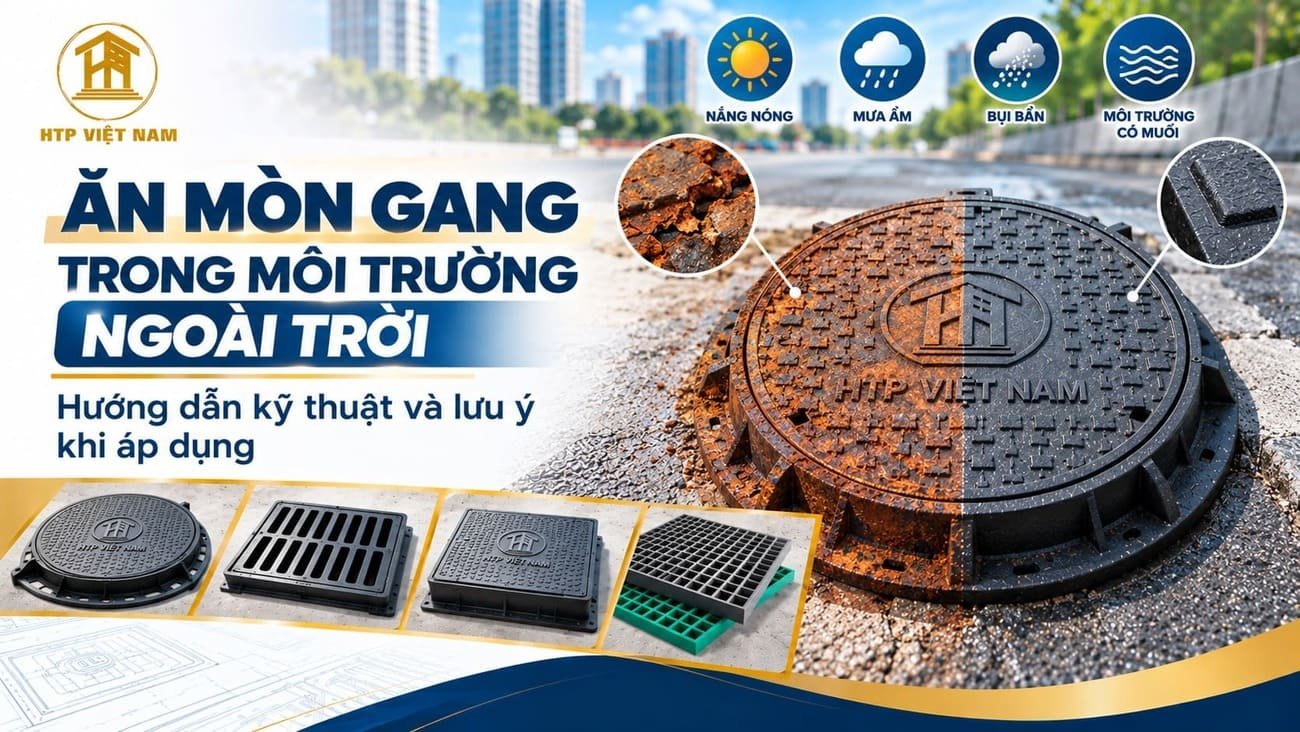 Ăn mòn gang trong môi trường ngoài trời