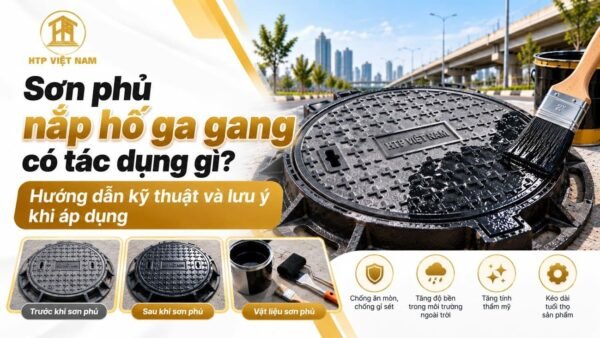 Sơn phủ nắp hố ga gang có tác dụng gì